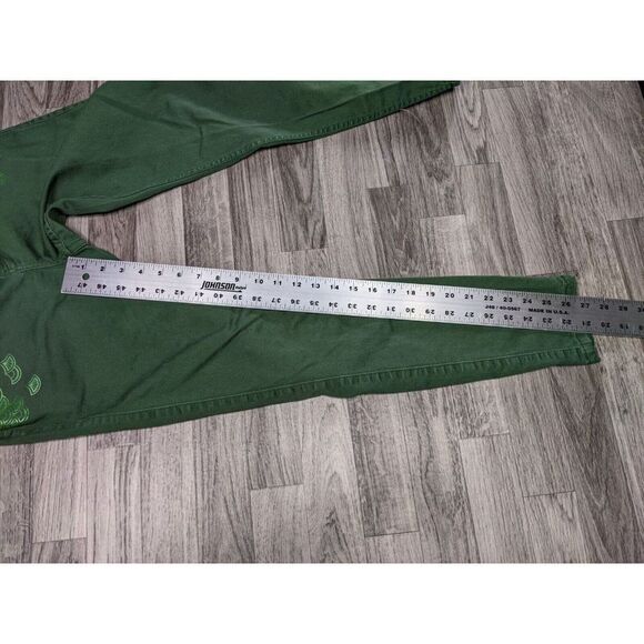 Destination Disney Juniors Size 5 Pockets Scalloped Pattern Green Denim Jeans - Picture 10 of 12